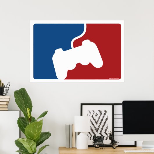 Pro Gamer Video Game Poster - Controller Geek (Heimbüro)