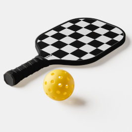 Pro Gear Black and White Checkered Pattern Pickleball Schläger
