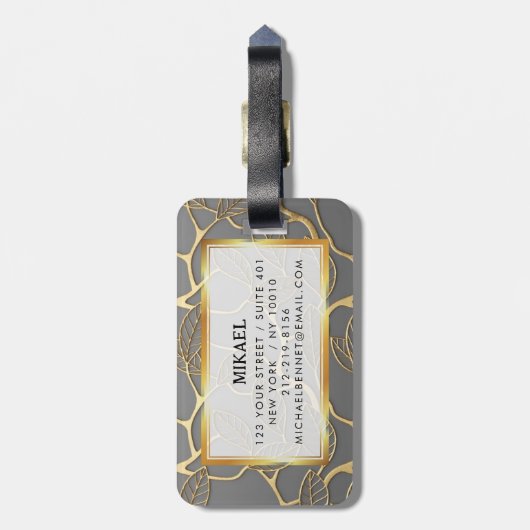 PRO Gepäckmarke Gepäckanhänger (Rückseite vertikal)