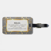 PRO Gepäckmarke Gepäckanhänger (Rückseite horizontal)