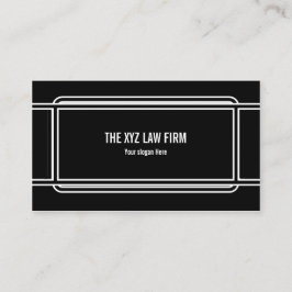 Pro Gerahmt Black Visitenkarte