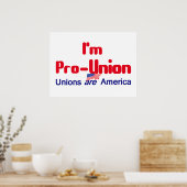 Pro Gewerkschaft POSTER Print (Küche)