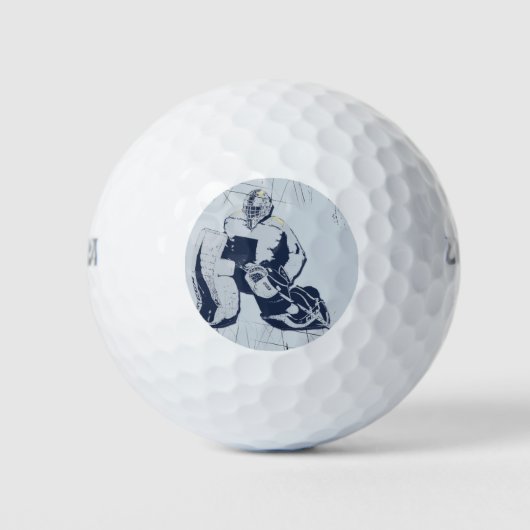 Pro Goalie - Eishockey Goalie Golfball (Vorderseite)