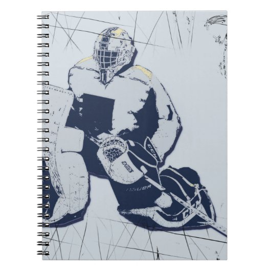 Pro Goalie - Eishockey Goalie Notizblock (Vorderseite)