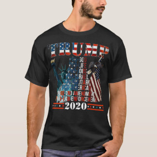 Pro God Pro Gun Pro Life Donald Trump Kampagne 20 T-Shirt