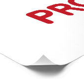 Pro God Pro Woman Pro Life – Value Life Rally Poster (Ecke)