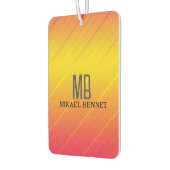 PRO Gold Brushed Metallic Autolufterfrischer (Links)