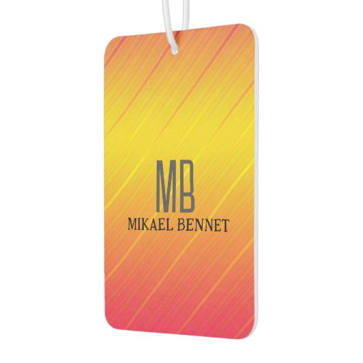 PRO Gold Brushed Metallic Autolufterfrischer (Links)