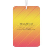 PRO Gold Brushed Metallic Autolufterfrischer (Rückseite)