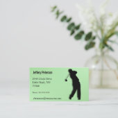 Pro Golf Green Visitenkarte (Stehend Vorderseite)