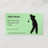 Pro Golf Green Visitenkarte (Vorderseite)