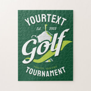 Pro Golfer NAME Golf Trophäe Turnier Golfen Puzzle