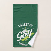 Pro Golfer NAME Golf Trophy Tournament Golfing Badhandtuch Set (Handtuch)