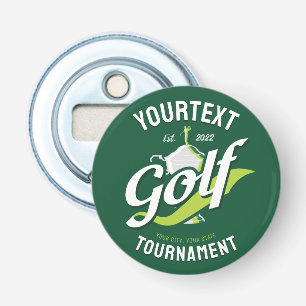 Pro Golfer NAME Golf Trophy Turnier Golfspielen Flaschenöffner