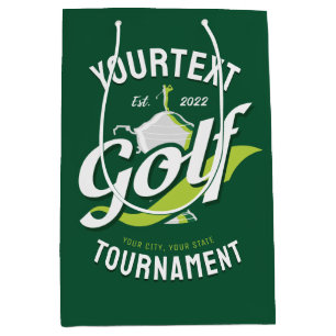 Pro Golfer NAME Golf Trophy Turnier Golfspielen Mittlere Geschenktüte