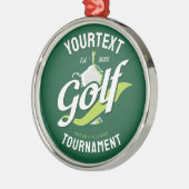 Pro Golfer NAME Golf Trophy Turnier Golfspielen Ornament Aus Metall (Links)