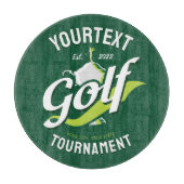 Pro Golfer NAME Golf Trophy Turnier Golfspielen Schneidebrett (Vorderseite)