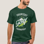 Pro Golfer NAME Golf Trophy Turnier Golfspielen T-Shirt (Vorderseite)