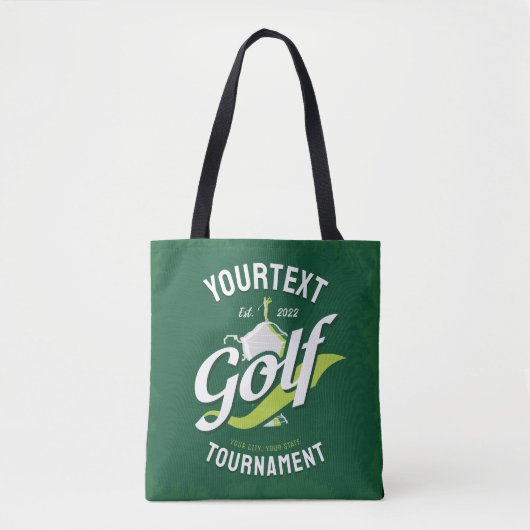 Pro Golfer NAME Golf Trophy Turnier Golfspielen Tasche (Vorderseite)