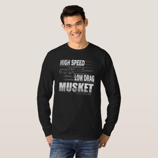 Pro Gun 2. Änderung High Speed Low Drag Musket A T-Shirt (Vorne ganz)
