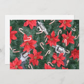 Pro Gun Christmas Feiertagskarte (Vorne/Hinten)