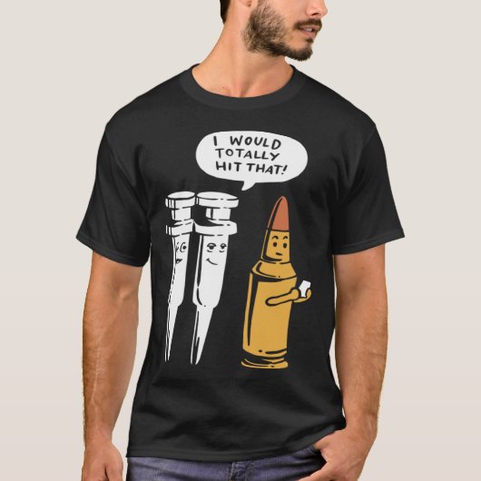 Pro Gun I für AR 15 Second Amendment T-Shirt (Vorderseite)