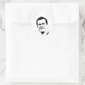 Pro Guttenberg Runder Aufkleber (Tasche)