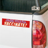Pro-Impfstoff Aufkleber - Impfstoffe - Pro-VAX Autoaufkleber (Auf Lkw)