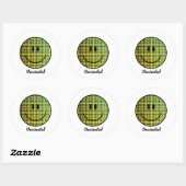 Pro Impfstoff - Immun - geimpft - Immunisierung Runder Aufkleber (Blatt)