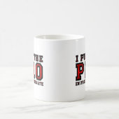 Pro in Aufschieben Lustiger Becher Kaffeetasse (Mittel)