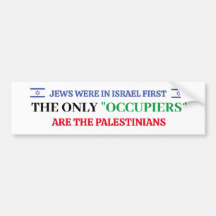 Pro-Israel Ich stehe hinter Israel Aufkleber Autoaufkleber