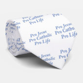 Pro Jesus Pro Katholische Pro Life Krawatte (Gerollt)