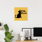 Pro-Katzen für Wahlfreiheit pro-Feminismus Poster (Heimbüro)