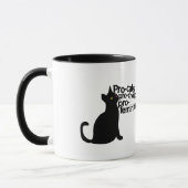 Pro-Katzen für Wahlfreiheit pro-Feminismus Tasse (Links)