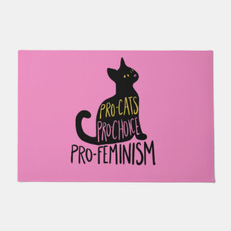 Pro-Katzen Pro-Wahl Pro-Feminismus Fußmatte