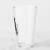 Pro-Katzen pro Wahl Pro-Feminismus schwarze Katze Glas (Links)