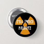 Pro-Kernwaffe Button! Button (Vorne & Hinten)