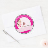 Pro Koch Cake Decke für Backwaren Runder Aufkleber (Umschlag)