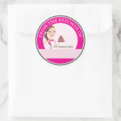 Pro Koch Cake Decke für Backwaren Runder Aufkleber (Tasche)