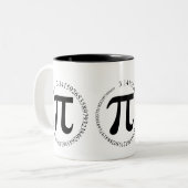 Pro-Kopf-Tag Zweifarbige Tasse (Vorderseite Links)