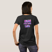 Pro Laufmotivation T-Shirt (Schwarz voll)