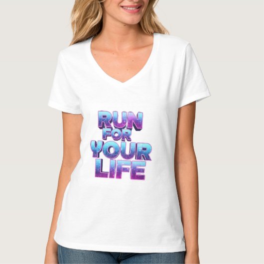 Pro Laufmotivation T-Shirt (Vorderseite)