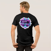 Pro Laufmotivation Tri-Blend Shirt (Rückseite voll)
