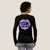 Pro Laufmotivation Tri-Blend Shirt (Voller Rückseite)
