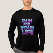 Pro Laufmotivation Tri-Blend Shirt (Vorderseite)