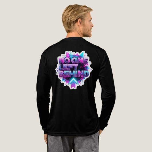 Pro Laufmotivation Tri-Blend Shirt (Voller Rücken)