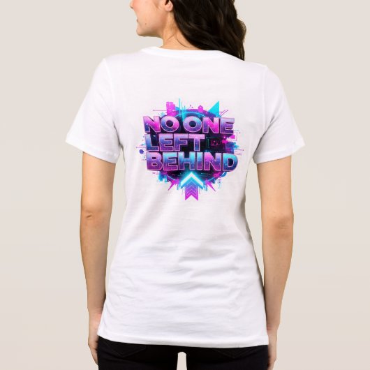 Pro Laufmotivation Tri-Blend Shirt (Rückseite)