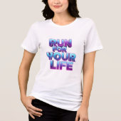 Pro Laufmotivation Tri-Blend Shirt (Vorderseite)
