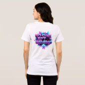 Pro Laufmotivation Tri-Blend Shirt (Rückseite voll)