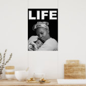 PRO-LEBEN AFRIKANISCHE MUTTER UND BABY POSTER (Küche)